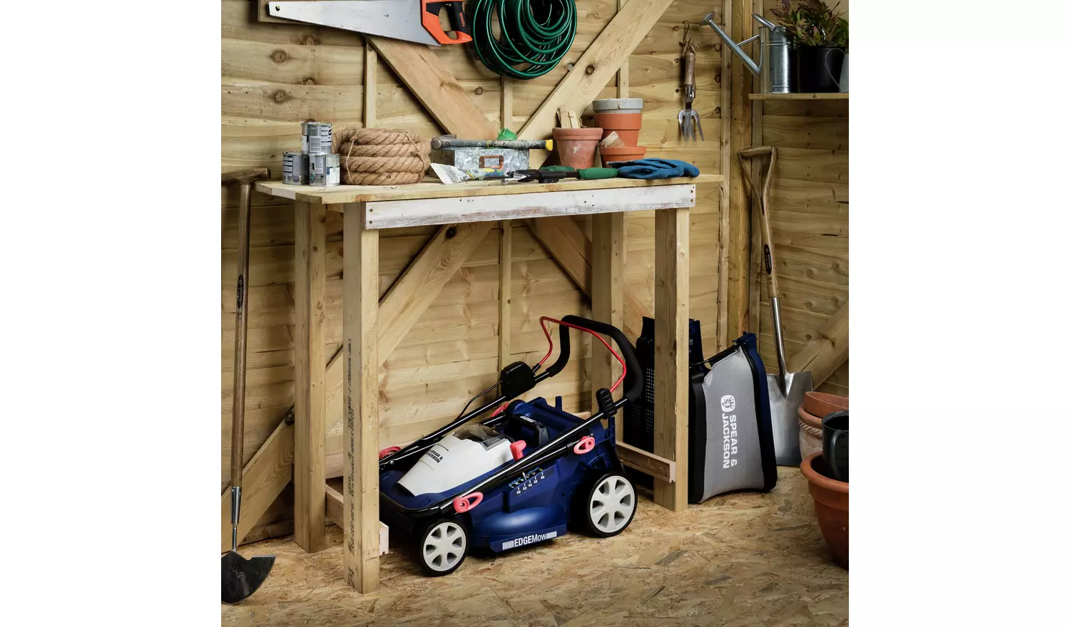 Spear & Jackson 37cm Cordless Rotary Lawnmower - 36V - Image 4