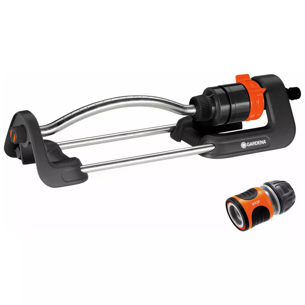 Gardena Aqua S Oscillating Sprinkler and Waterstop
